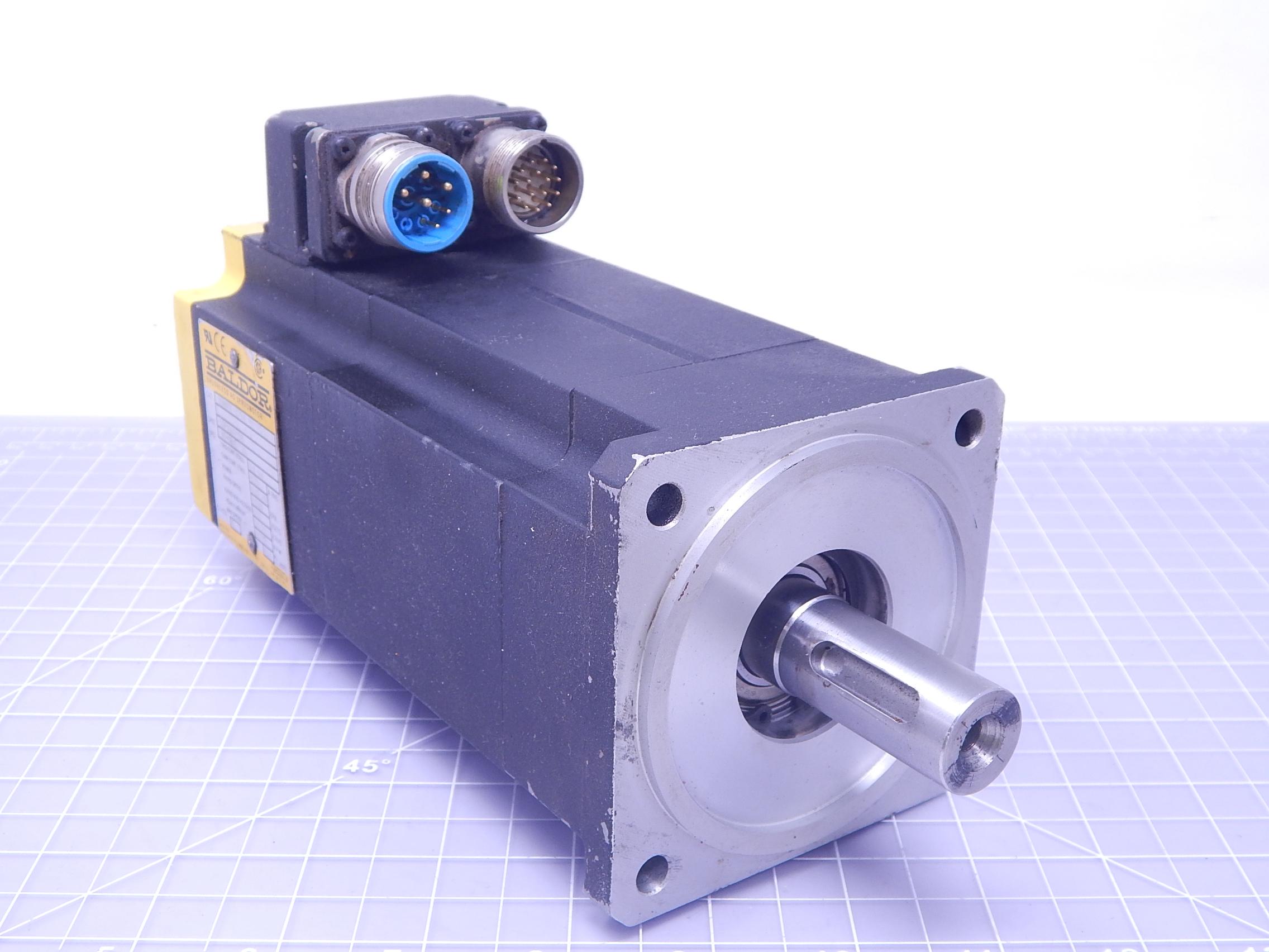 Baldor BSM80C-375AF Brushless AC Servo Motor 1.07 KW 300 V 7000 RPM 3.6 ...